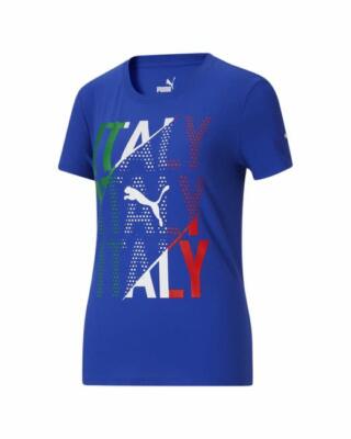 Puma Women's Fan Tee Italy - Surf The Web/Italy L