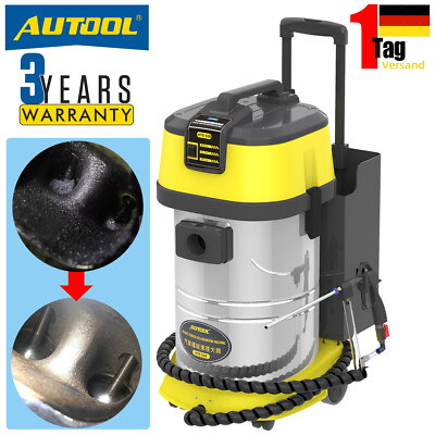 AUTOOL HTS518S KFZ Sandstrahlgerät Walnusspulver Kohlenstoff Ablagerung Reinigen