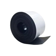 Adhesive Solid Rubber Sheet 1/16-in Thick x 2-in Wide x 10-ft Long Roll