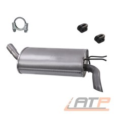 ENDSCHALLDÄMPFER AUSPUFF SCHALLDÄMPFER FÜR RENAULT TWINGO 1 C06 1.2 BJ 93-07