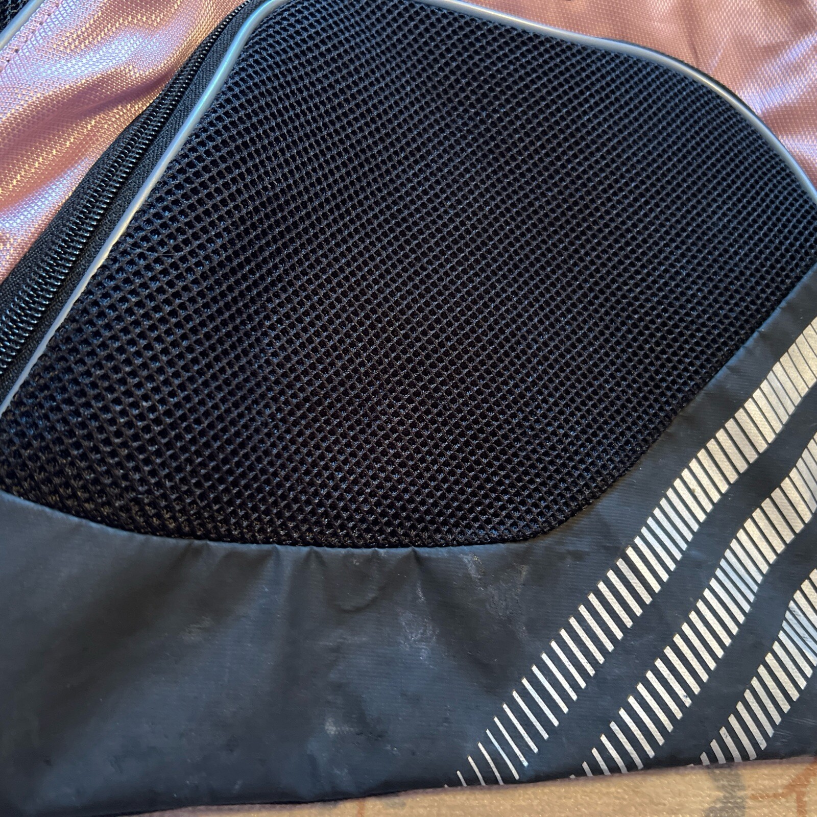 adidas Drawstring Backpack Pink, Black Large Zipp… - image 8