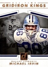 2017 Panini Donruss All-Time Gridiron Kings Michael Irvin #12