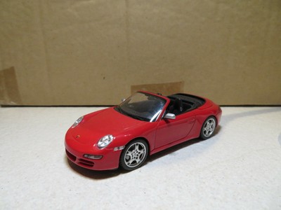 1 43 Minichamps Porsche 911 997 Carrera S Cabriolet Diecast Red Ebay