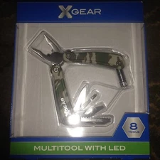 X-Gear Men's Multi-Function Tool with Led Light