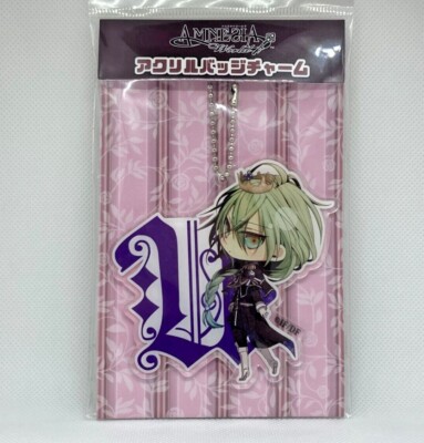 AMNESIA world ネックレス　チャーム NEW AMNESIA World Acrylic Badge Charm Ball Chain 5 Types Official