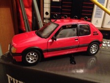 Peugeot 205 GTI - 1/18 SOLIDO - Red diecast car