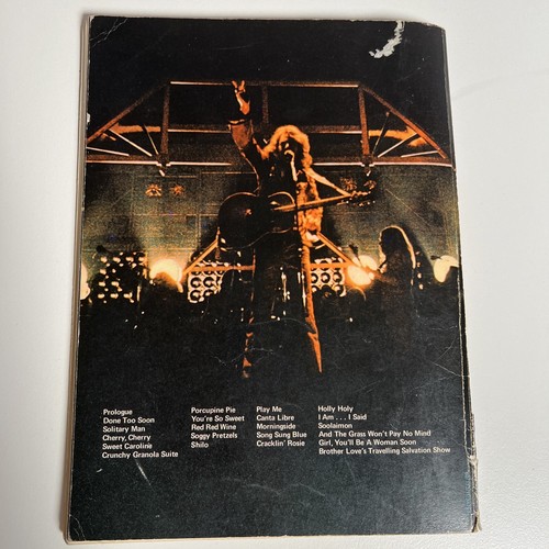 Neil Diamond Hot August Night Songbook. Paperback 1973 Piano/vocals/chords RARE - Picture 3 of 10