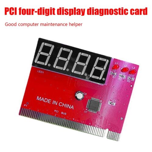 Computer PCI Test Card Motherboard LED 4-Digit Diagnostic Tester Debug Card5874 - Afbeelding 1 van 6