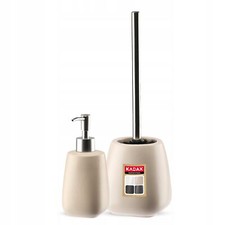 Ensemble de salle de bain KADAX en céramique, distributeur de savon, brosse d...