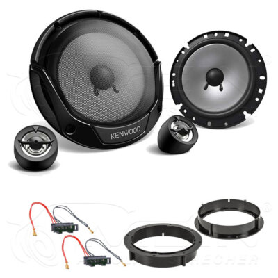 KENWOOD LAUTSPRECHER für VW ID.3 ab 2019 Heck Tür Hinten 2-Wege Kompo 300W #BZMT