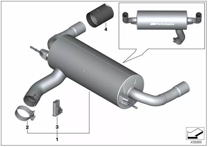 Bmw 435i m performance clearance exhaust for sale
