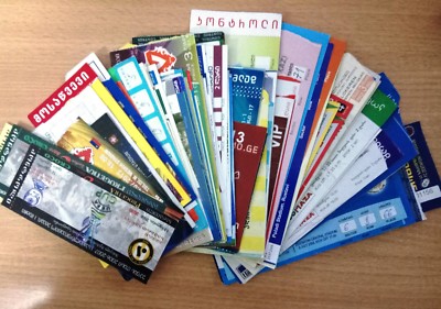 1994 - 2013 tickets Georgia EUROCUPS CHL UEFA EL 