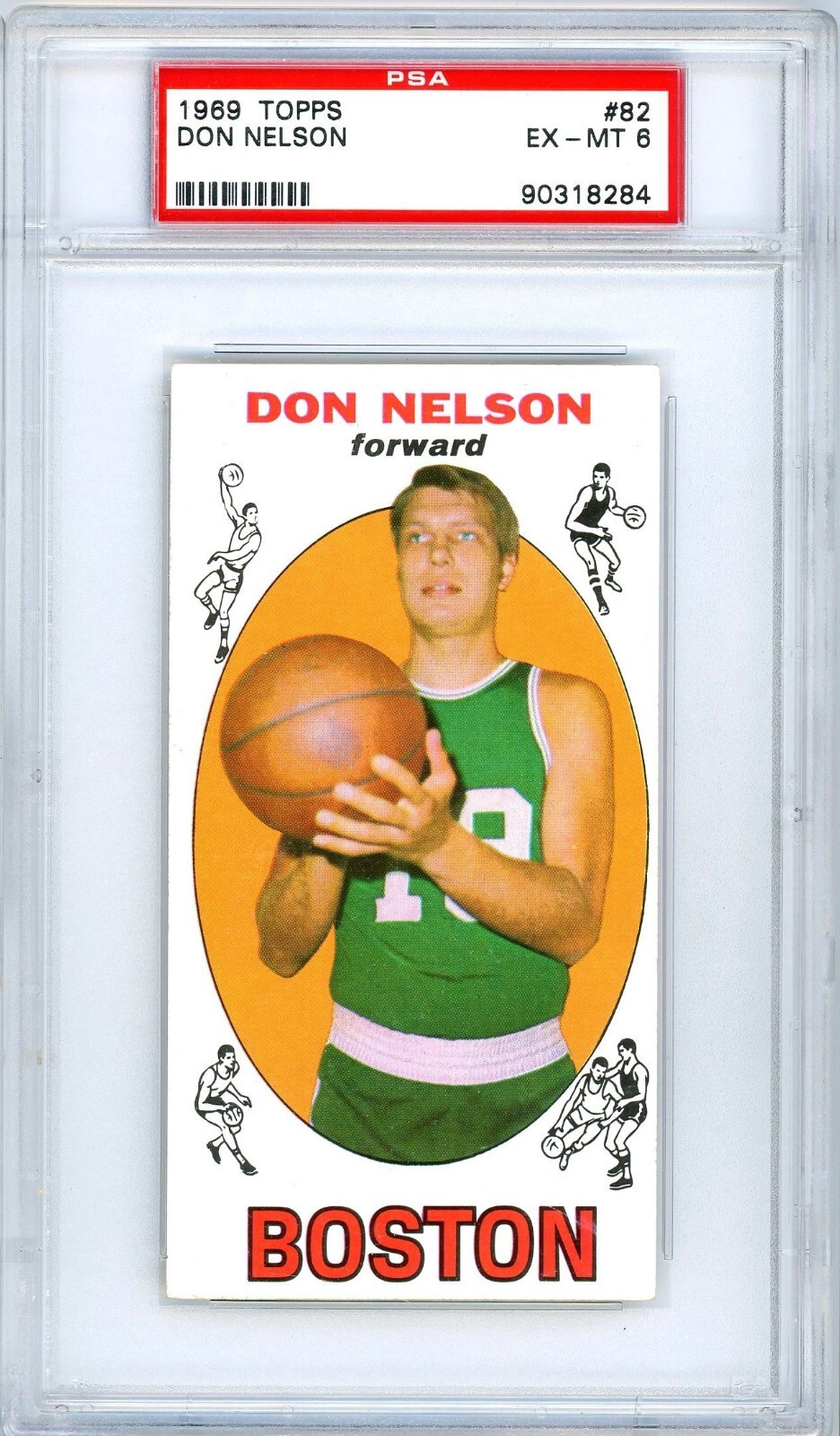 1969 Topps Don Nelson Rookie #82 PSA 6 P1352