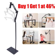 Image of Universal 360-degree Adjustable Floor Stand Holder For Tablet/iPad/Phone 4~11"