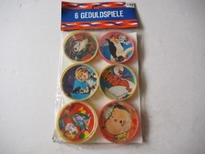 6 Geduldspiele im Beutel, ca. 70er Jahre, Hon...