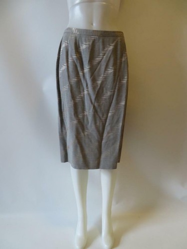 WOMENS ALBERT NIPON GRAY SKIRT SET SIZE 12* - Picture 10 of 12