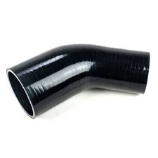 2.5" to 2 inch 45 Degree Elbow Silicone Reducer Coupler Turbo Intake Pipe Black