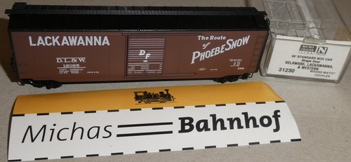 D.L.&W. 12085 50' St Box Car Micro Trains Line 31230 1:160 OVP ø15 å | Zustand: Gebraucht