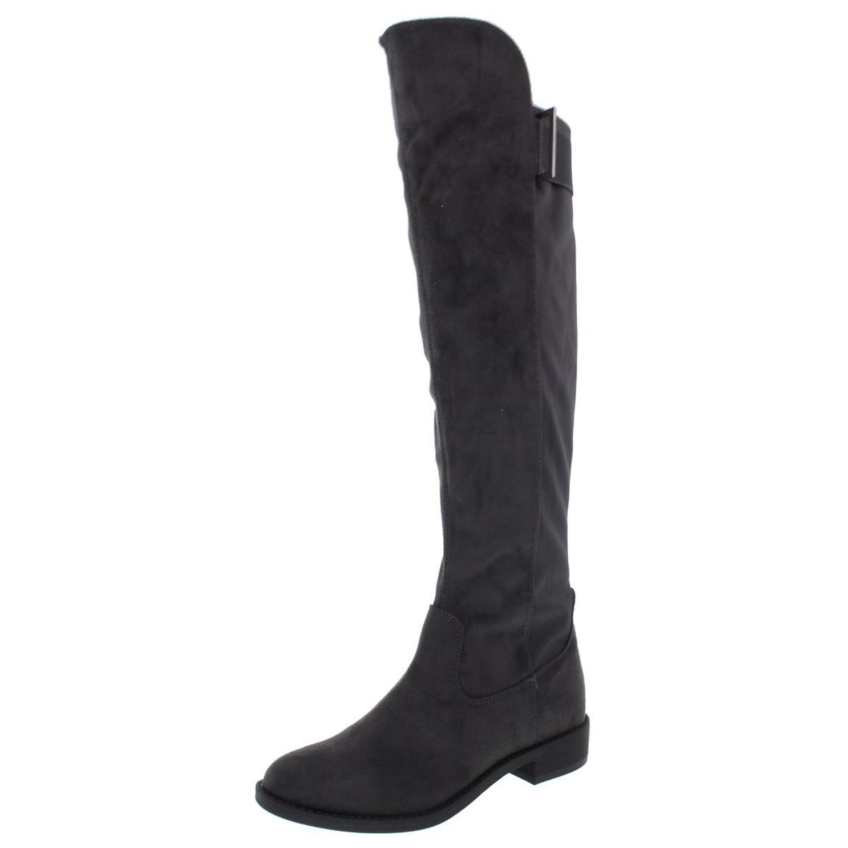 Женские серые сапоги до колена Rebel by Zigi Onya 6 Medium (B,M) BHFO 1217