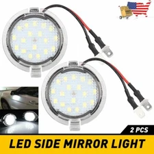 2X LED Side Mirror Puddle Lights Fit For Ford F150 Edge Explorer Kuga Expedition