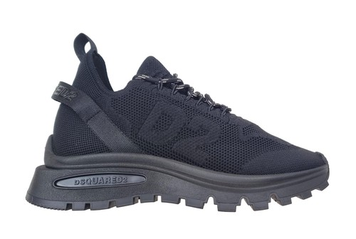 DSQUARED2 men's sneakers shoes RUNDS2 M436 black