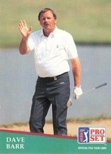 Dave Barr 1991 Pro Set PGA Tour #154 RC