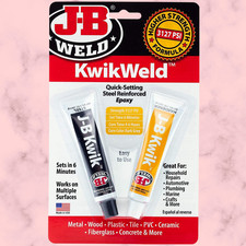 J-B Weld 8276 KwikWeld Quick Setting Steel Reinforced Epoxy - Dark Grey 2 oz