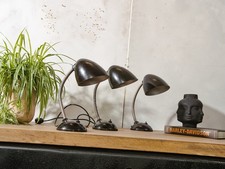 Vintage Eric Kirkman Cole Bakelite Lamp, Model 11105, 1950s Bauhaus Desk Light