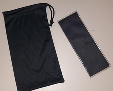 3 Pezzi Custodia Occhiali Pelle, Custodia in Pelle Morbida per Occhiali