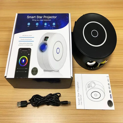 Tuya Wifi Intelligent Aurora Galaxy Starry Sky Projector Intelligent Voice Contr