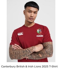 Image of Canterbury Sportswear British & Irish Lions 2025 T-Shirt Men Women Tops Size M