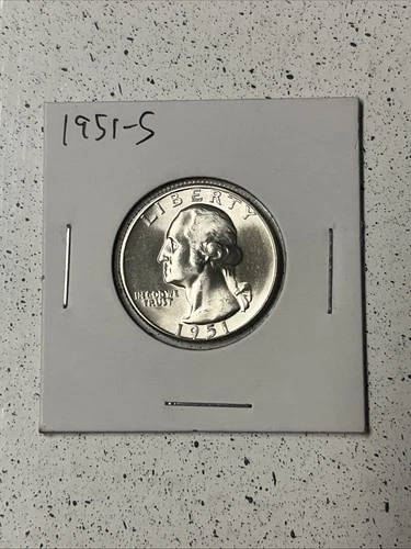 1951 S Washington Quarter in BU Condition
