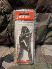 Crescent, Curved Jaw Locking Pliers With Wire Cutter, C5CVNTSC