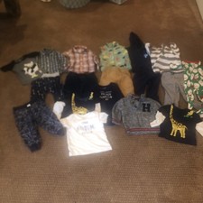 Boys Clothes 18 Piece  Lot Size 12 Month Mixed Boys Lot .