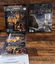 VINTAGE COMPUTER GAMES LOT DOGFIGHTER B-17 BOMBER FLIGHT SIMULATOR