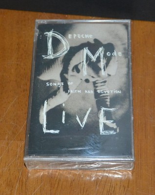 1993 DEPECHE MODE: Songs of Faith & Devotion Audio Cassette LIVE FACTORY SEALED