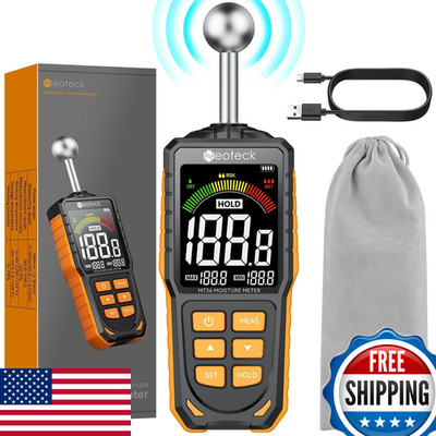 Neoteck Spherical Inductive Moisture Meter 5-40Mm Analysis Depth Pinless