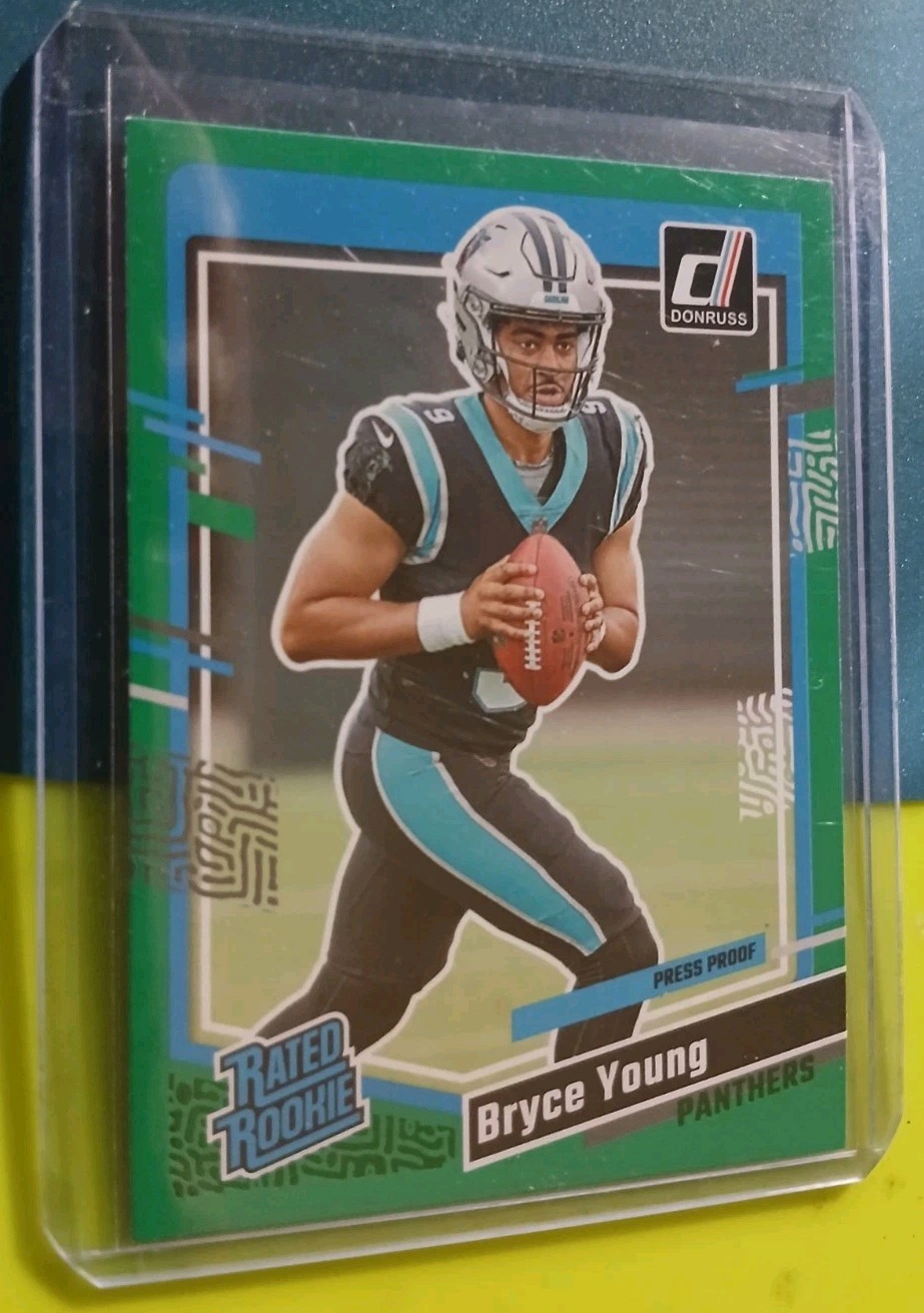 2023 Panini Donruss - Rated Rookie Press Proof Green #311 Bryce Young (RC)