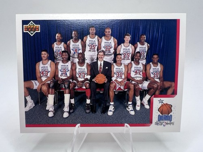 #ad 1991 92 Upper Deck Checklist #449 East All Stars Featuring Michael Jordan CLEAN $1.25