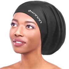 Extra Large Silicone Swim Cap Long Hair Dreadlocks Waterproof Protective Style
