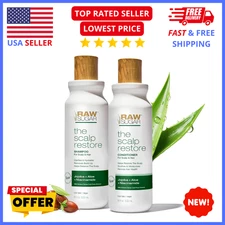 Raw Sugar Scalp Restore Hair Care Sulfate & Paraben-Free Shampoo + Conditioner