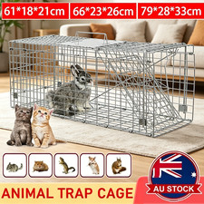 Humane Possum Feral Cage 66*23*26cm Cat Rabbit Bird Animal Hare Fox Live Catch