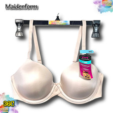 NWT Maidenform 36C One Fab Fit 2.0 T-Shirt Shaping Underwire Bra 7543 Sandshell