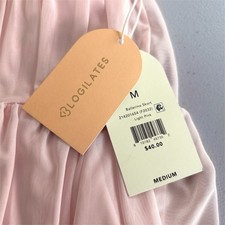 Blogilates Pink Ballerina Skort with Pockets for Women Size Medium