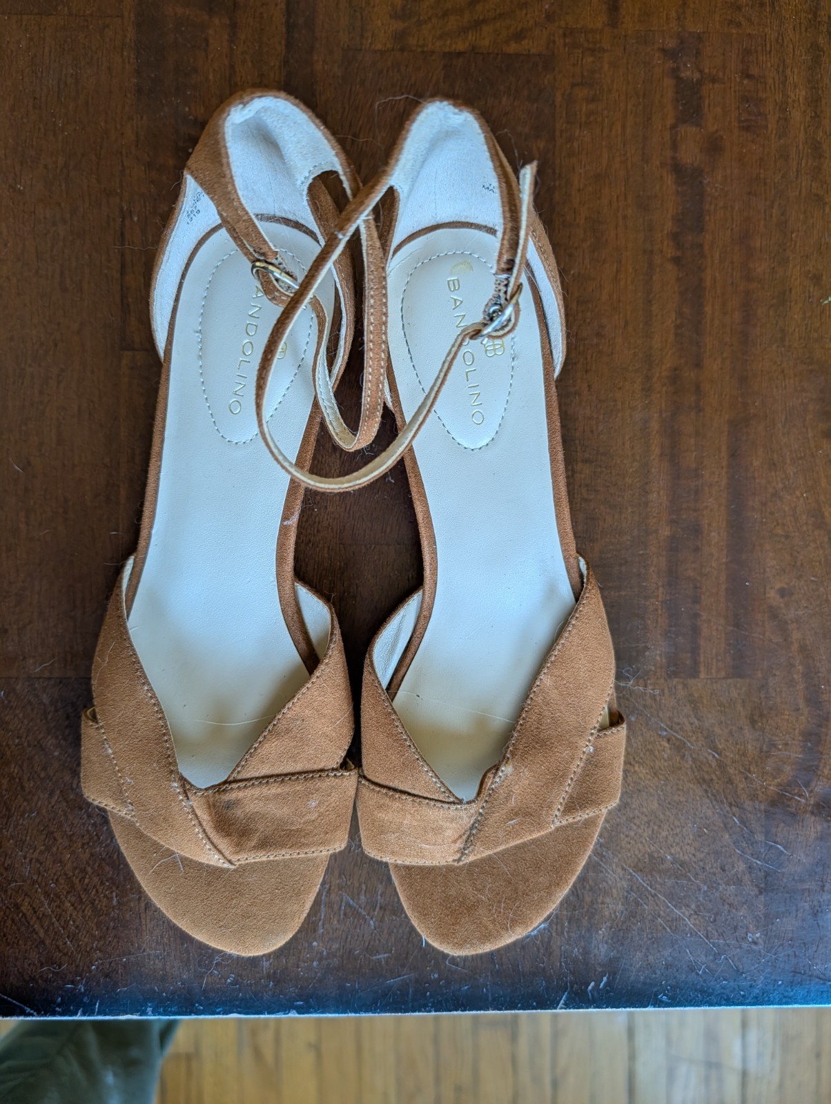 Bandolino Women's Wedge Sandals Tan/Brown Size 6.5