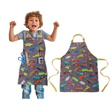 Kids Apron Cooking Gardening Artist Painting Cleaning Baking Pottery Chef Kitche