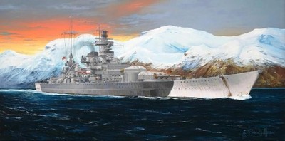 1/350 Trumpeter German Scharnhorst Battleship Plastic Model Kit