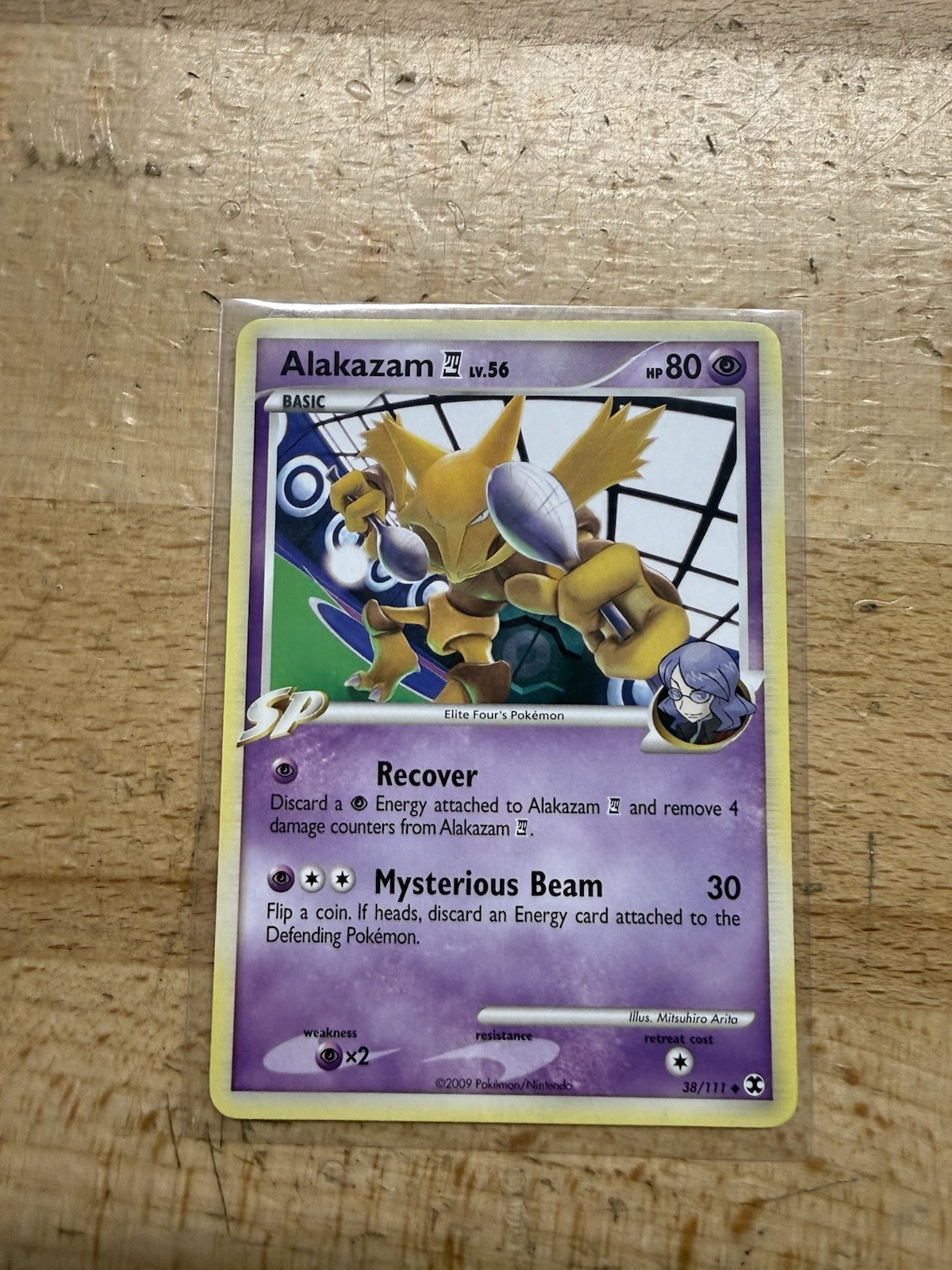 Pokemon Card - Alakazam E4 Rising Rivals 38/111 Uncommon