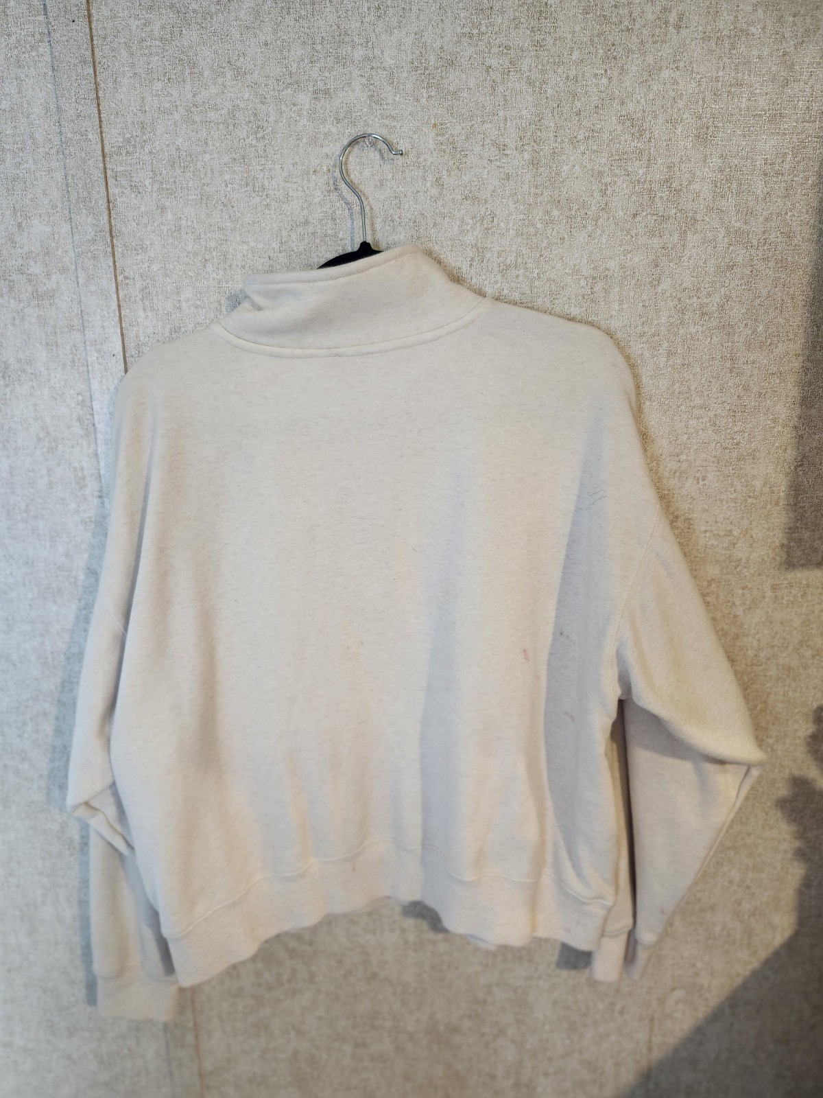 Fabletics Beige Half-Zip Pullover Sweatshirt Beig… - image 3