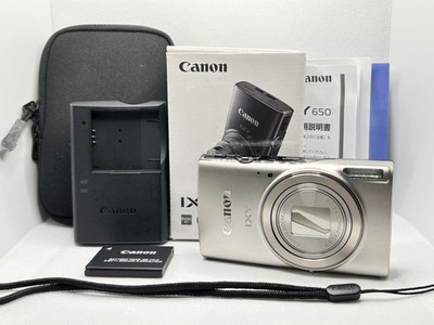 [Near Mint in Box] Canon PowerShot IXY 650 Silver Elph 360 Digital Camera Japan